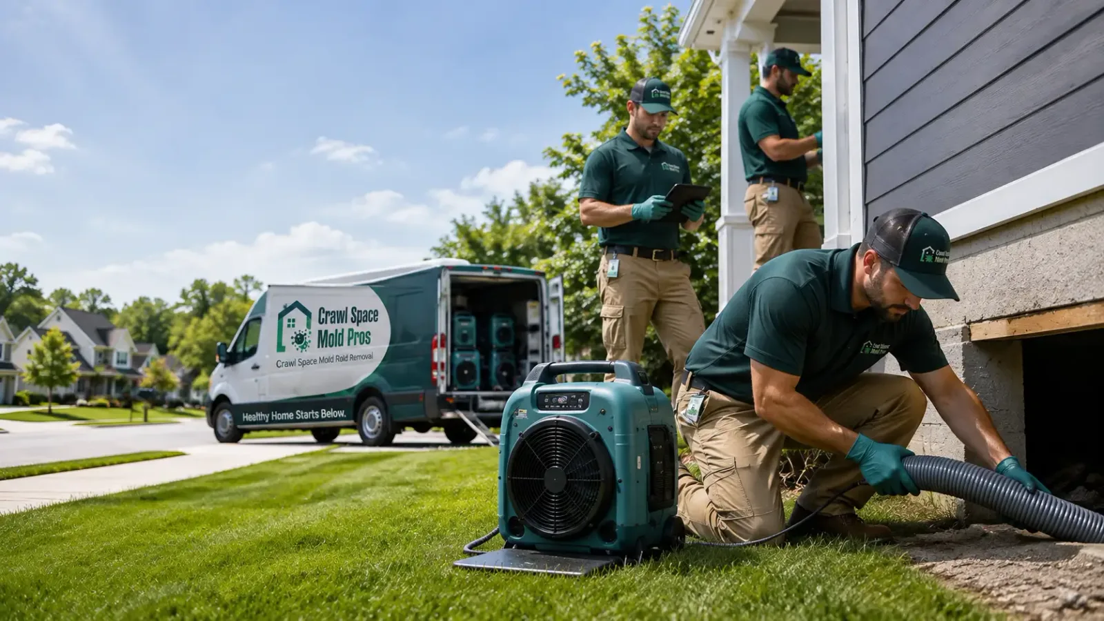 Crawl Space Mold Removal in Damariscotta, ME